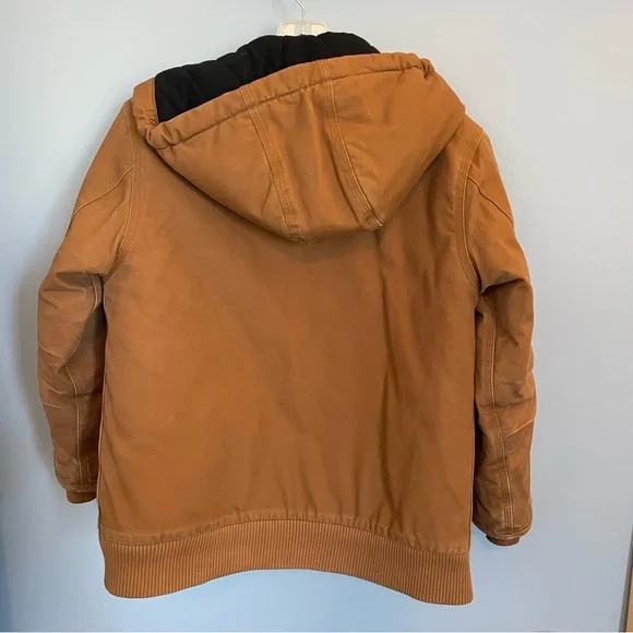 Carhartt Flannel Quilt-Lined Active Jacket with Storm Cuffs youth M 10-12 - Picture 5 of 5